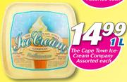 The Cape Town Ice-Cream Company-1Ltr Each