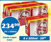 Castle Lager Cans-6 x 500ml