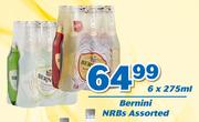 Bernini NRBs Assorted-6 x 275ml