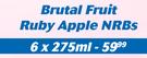 Brutal Fruit Ruby Apple NRBs-6 x 275ml