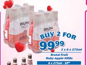 Brutal Fruit Ruby Apple NRBs-2 x 6 x 275ml