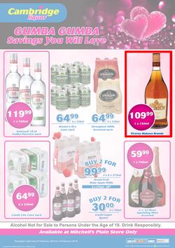 Cambridge Liquor Mitchells Plain : February Mid Month (7 Feb - 19 Feb 2019), page 1