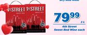 4th Street Red Wine-3Ltr Each