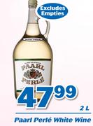 Paarl Perle White Wine-2Ltr