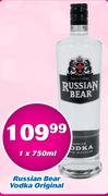 Russian Bear Vodka Original-750ml