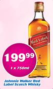 Johnnie Walker Red Label Scotch Whisky-750ml