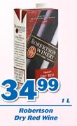 Robertson Dry Red Wine-1Ltr