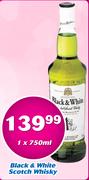 Black & White Scotch Whisky-750ml