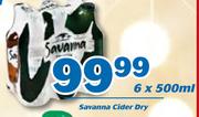 Savanna Cider Dry-6x500ml