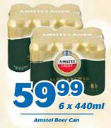 Amstel Beer Can-6x440ml