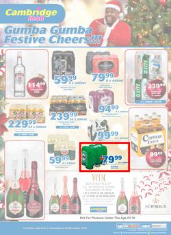 Cambridge Liquor Mitchells Plain : November Month End (21 Nov - 4 Dec 2018), page 1