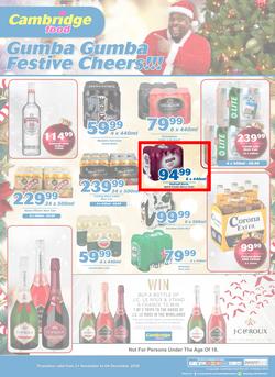 Cambridge Liquor Mitchells Plain : November Month End (21 Nov - 4 Dec 2018), page 1