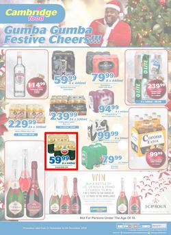 Cambridge Liquor Mitchells Plain : November Month End (21 Nov - 4 Dec 2018), page 1