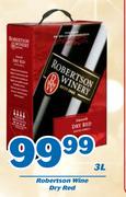 Robertson Wine Dry Red-3Ltr