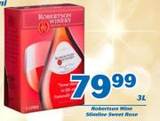 Robertson Wine Slimline Sweet Rose-3Ltr