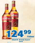 Klipdrift Brandy Export-750ml Each