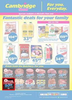 Cambridge Food Mitchells Plain : March Mid Month (7 Mar - 19 Mar 2019), page 1