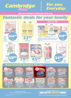 Cambridge Food Mitchells Plain : March Mid Month (7 Mar - 19 Mar 2019), page 1