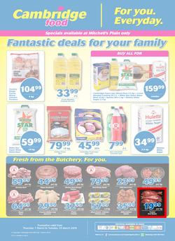 Cambridge Food Mitchells Plain : March Mid Month (7 Mar - 19 Mar 2019), page 1