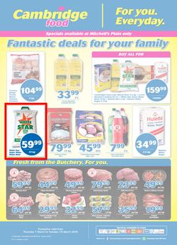 Cambridge Food Mitchells Plain : March Mid Month (7 Mar - 19 Mar 2019), page 1