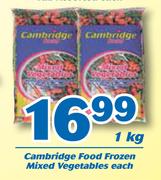 Cambridge Food Frozen Mixed Vegetables-1kg