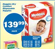 Huggies Dry Comfort Disposable Nappies-Each