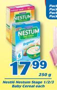 Nestle Nestum Stage 1/2/3 Baby Cereal-250g Each