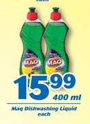 Maq Dishwashing Liquid-400ml Each
