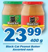 1 Black Cat Peanut Butter Assorted-400g Each