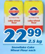 1 Snowflake Cake Wheat Flour-2.5Kg Each