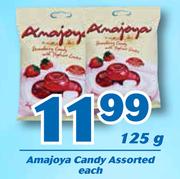 Amajoya Candy Assorted-125g Each