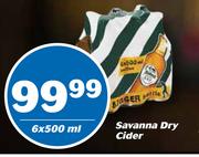 Savanna Dry Cider-6X500ml 