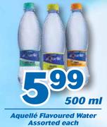 Aquelle Flavoured Water Assorted-500ml Each