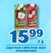 Liqui Fruit 100% Fruit Juice Assorted-1L Each