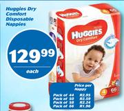 Huggies Dry Comfort Disposable Nappies-Each