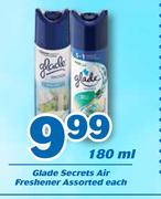 Glade Secrets Air Freshener Assorted-180ml Each