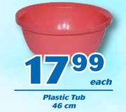 Plastic Tub 46cm-Each