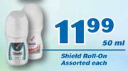 Shield Roll On Assorted-50ml Each