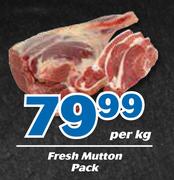 Fresh Mutton Pack-Per kg