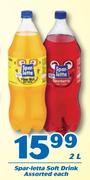 Spar-Letta Soft Drink-2Ltr Each