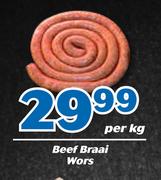Beef Brraai Wors-Per kg
