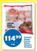 Country Range Frozen Mixed Chicken Portions-4kg