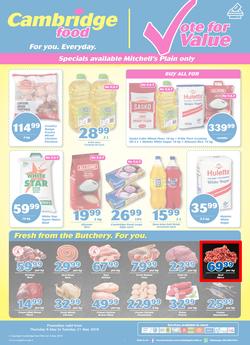 Cambridge Food Mitchells Plain : May Mid Month (9 May - 21 May 2019), page 1