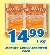 Morvite Cereal-1kg Each