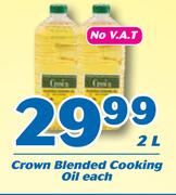 Crown Blended Cooking Oil-2Ltr Each