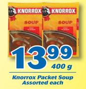 Knorrox Packet Soup-400g Each