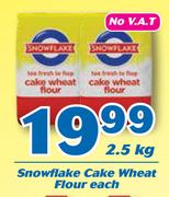 Snowflake Cake Wheat Flour-2.5kg Each