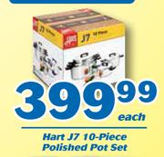 Hart J7 10-Piece Polished Pot Set