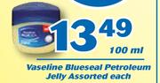Vaseline Blueseal Petroleum Jelly Assorted-100ml Each