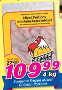 Supreme Frozen Mixed Chicken Portions-4Kg